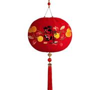 KFGISD, Lanterne Rosse Rotonde Creative con Nappe, Decorazioni Tradizionali sospese, Lanterne Portafortuna, for Il Capodanno Cinese, Festa di Primavera ，Lanterne(C,8in)