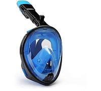 KFGISD, Maschera subacquea for snorkeling a pieno facciale con area di visione a 180°, maschera subacquea for snorkeling completamente asciutta ，Maschera da immersione
