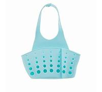 KFGISD, Mensola for lavello, porta sapone e spugna, clip, scolapiatti,Cestello filtrante per lavello(Blue)