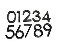 KFGISD, Numero civico adesivo for porta, 58 mm, nero lucido, autoadesivo, for appartamento, hotel, ufficio, stanza, indirizzo, targa for porta,Numero civico(7)