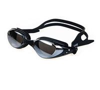 KFGISD, Occhiali da nuoto for uomo e donna, antiappannamento, con prescrizione UV, impermeabili, regolabili in silicone, for piscina, adulti, occhiali da sub,Occhialini da nuoto(Black)