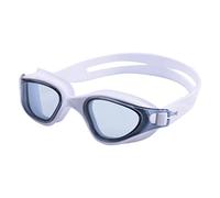 KFGISD, Occhiali da nuoto for uomo e donna, antiappannamento, con prescrizione UV, impermeabili, regolabili in silicone, for piscina, adulti, occhiali da sub,Occhialini da nuoto(Ivory)