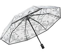 KFGISD, Ombrello Pieghevole Compatto da Viaggio, Mini Ombrello, for Bambini, Trasparente, Antivento, Completamente Automatico, da Spiaggia ，Ombrelli(Transparent)