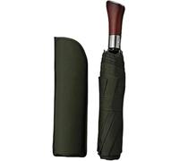 KFGISD, Ombrello Pieghevole Compatto da Viaggio, Mini Ombrello, Grande Ombrello Antivento for Uomo, Ombrello Completamente Automatico a 14 Stecche ，Ombrelli(Grün)