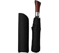 KFGISD, Ombrello Pieghevole Compatto da Viaggio, Mini Ombrello, Grande Ombrello Antivento for Uomo, Ombrello Completamente Automatico a 14 Stecche ，Ombrelli(Black)