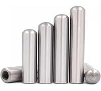 KFGISD, Perno cilindrico con filettatura interna temprata in acciaio 40cr Perno con filettatura interna di precisione M6 M8 ,Perni di posizionamento(10pcs 12X20XM6)