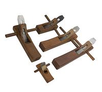 KFGISD, Pialla manuale for lavorazione del legno, taglio facile, lama in acciaio con cuscinetto, utensile manuale, pialla piatta, bordo inferiore, falegname, 400 mm,Pialla a mano