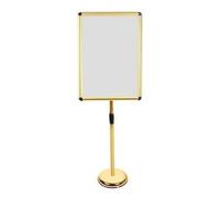 KFGISD, Portacartello con telaio aperto a scatto in alluminio for esposizione di cartelli verticali/orizzontali 17,72 * 24,57 pollici bianco ，Espositore per poster(Golden,17.72 * 24.57inch)