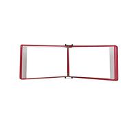 KFGISD, Portadocumenti da parete, organizer da parete for documenti, A4, portadocumenti da parete,Cartelle(Red)