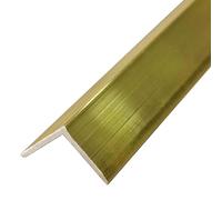 KFGISD, Protezione for bordi scale, striscia di soglia for vinile/legno/piastrelle,Listello di transizione per pavimenti in ottone(20 x 20mm (0.8 x 0.8in))