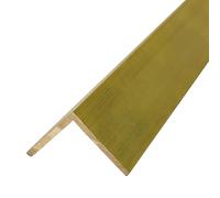 KFGISD, Protezione for bordi scale, striscia di soglia for vinile/legno/piastrelle,Listello di transizione per pavimenti in ottone(25 x 25mm (1 x 1in))