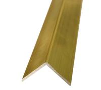 KFGISD, Protezione for bordi scale, striscia di soglia for vinile/legno/piastrelle,Listello di transizione per pavimenti in ottone(15 x 15mm (0.6 x 0.6in))