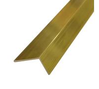 KFGISD, Protezione for bordi scale, striscia di soglia for vinile/legno/piastrelle,Listello di transizione per pavimenti in ottone(10 x 5mm (0.4 x 0.2in))