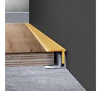 KFGISD, Rampe di transizione for porte con base in lega di alluminio, protezione for bordi di crepe for pavimenti personalizzabile,Listello di transizione per pavimenti in ottone(59in(1.5m))