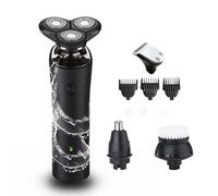 KFGISD, Rasoio elettrico for uomo, tagliacapelli, epilatore, depilatorio, impermeabile, multifunzionale, for la rasatura del viso,Rasoio