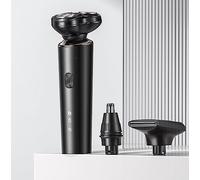 KFGISD, Rasoio elettrico multifunzionale 3 in 1, tagliacapelli, basette e rasoio for barba con interfaccia g,Rasoio