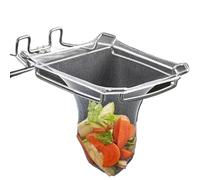 KFGISD, Rete raccogli-alimenti da appendere al lavandino,Cestello filtrante per lavello(Mesh Bag,1PCS*Stand+50PCS*Mesh Bag)