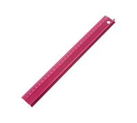 KFGISD, Righello dritto professionale in lega di alluminio, scala protettiva, strumento di disegno for ingegneri, 3 misure, set blu/rosso,Righelli(Red30cm)