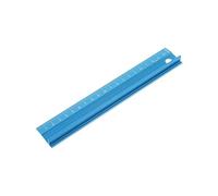 KFGISD, Righello dritto professionale in lega di alluminio, scala protettiva, strumento di disegno for ingegneri, 3 misure, set blu/rosso,Righelli(Blue20cm)