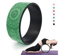 KFGISD, Rullo for allenamento addominale, vita e palestra in casa, for mal di schiena, stretching, attrezzatura for Pilates ，Ruota per yoga(Green)