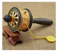 KFGISD, Ruota della Preghiera con Pergamena, Ruota for Rilassarsi, pregare,Mulinello Buddista(Wit)