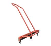 KFGISD, Scopa lavapavimenti robusta for la rimozione dell'acqua dai pavimenti, Rain Shuttle commerciale con lama in schiuma EVA e ruote, arancione,Spazzolone per campi da tennis