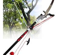 KFGISD, Sega a pertica telescopica con asta e cordino di trazione, for potare e rifinire rami e foglie,Sega da potatura ad alto raggio(18ft/5.4m,24ft/7.2m)