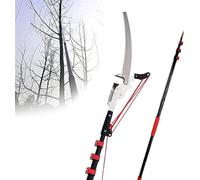 KFGISD, Seghe a palo manuali, potatori a palo estensibili, seghe a palo telescopiche estensibili, seghe a palo for potatura di rami e alberi a lunga portata,Sega da potatura ad alto raggio(24ft)