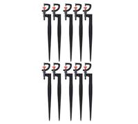 KFGISD, Set Completo di 10 gocciolatori for irrigazione a Goccia Micro for Sistema di irrigazione del Giardino - Precisi e a Risparmio idrico ，Irrigatore per Prato