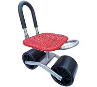 KFGISD, Sgabello girevole a 360 gradi con ruote for giardinaggio | Sedile da esterno for diserbo e altri lavori,Scooter da giardino