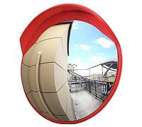 KFGISD, Specchio di sicurezza stradale, specchio convesso for il traffico, specchio curvo di sicurezza grandangolare, specchio sferico, con supporto a parete,Specchi stradali convessi(60CM)