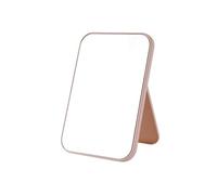 KFGISD, Specchio pieghevole portatile for il trucco degli studenti del dormitorio, specchio cosmetico da tavolo,Specchio da tavolo(Pink)