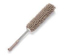KFGISD, Spolverare Spolverino Spolverino Retrattile Spolverino for la Pulizia Domestica Spolverare Spolverino Spolverino Elettrostatico in Ciniglia,Piumino(Grijs)