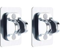 KFGISD， Supporto universale for soffione doccia regolabile, supporto regolabile senza foratura, ugello for doccia a pressione, staffa senza tracce ，Supporto per doccia