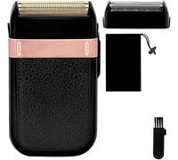 KFGISD, Tagliacapelli elettrico, rasoio da uomo, tagliacapelli, tagliacapelli portatile, epilatore for il viso,Rasoio(Black With Box)