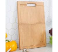 KFGISD, Tagliere in bambù con scanalatura for il succo e manici Tagliere piccolo e spesso for carne, frutta e formaggio Vassoio da portata for macellaio Utensile da cucina ecologico,Tagliere