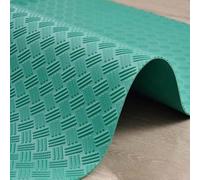 KFGISD, Tappetino protettivo for pavimenti resistente all'usura, tappetini antiscivolo for garage, for magazzino/stalla for cavalli/palestre,Tappetini in gomma per garage(Green,1.4x5m/4.6x16.4ft)
