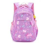 KFGISD, Zaino da donna, resistente all'acqua, alla moda, con papillon, for ragazze, casual, zaino da viaggio,Borsa in tela