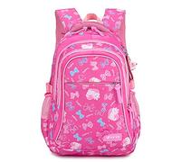 KFGISD, Zaino da donna, resistente all'acqua, alla moda, con papillon, for ragazze, casual, zaino da viaggio,Borsa in tela