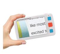 KFHDSAS Lente d'Ingrandimento Digitale da 5,0 Pollici, 5 Livelli di Luminosità, 17 modalità Colore, Zoom 4x-32x, Uscita AV/TV, Archiviazione TF, for Scrivere E Visualizzare Libri