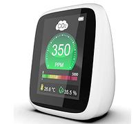 KFHDSAS Rilevatore di Anidride Carbonica CO2, Livello di Anidride Carbonica CO2 in Ppm, Monitor della qualità dell'Aria, Rilevatore di Temperatura E umidità, for L'Ufficio Domestico