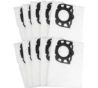 KFI 357 - Confezione da 10 sacchetti di ricambio per aspirapolvere Kärcher KWD1, KWD2, KWD3, WD3, MV3, SE4001, SE4002, sacchetti per filtro in tessuto non tessuto, ricambio Kärcher per aspirapolvere a