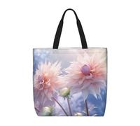 Kfjghhl 3 Fiori Colorati1 Totes Bag Grande Capacità Mano Spalla Cerniera Donna Signora Ragazza Negozio Borsa Lavoro College Quotidiano