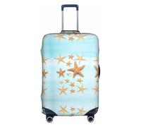 Kfjghhl Bella copertura per valigie 3D estiva in stile marittimo, lavabile, alla moda, adatta per valigie da viaggio da 45,7 a 81,7 cm, bianco, S