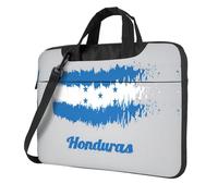 Kfjghhl Borsa classica blu con bandiera dell'Honduras borsa per computer portatile cartella Pad scomparto notebook elegante borsa da ufficio separata, Nero , 13 inch