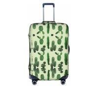 Kfjghhl Cactus. Copertura per bagagli lavabile, alla moda, adatta per valigie da viaggio da 45-81 cm, bianco, M