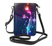 Kfjghhl Cool Light Flowers Piccole Borse A Tracolla Per Le Donne Leggero Vegano In Pelle Cellulare Della Borsa Del Raccoglitore Borse