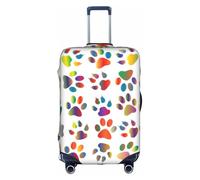Kfjghhl Copertura colorata per bagagli, lavabile, alla moda, adatta per valigie da viaggio da 45-81 cm, bianco, M