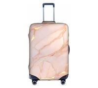 Kfjghhl Copertura per bagagli lavabile in marmo oro rosa alla moda adatta per valigie da viaggio da 45,7 a 81,7 cm, bianco, S