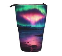 Kfjghhl Dark Northern Lights - Astuccio grande e leggero, per studenti, adulti, ragazzi, regalo per bambini